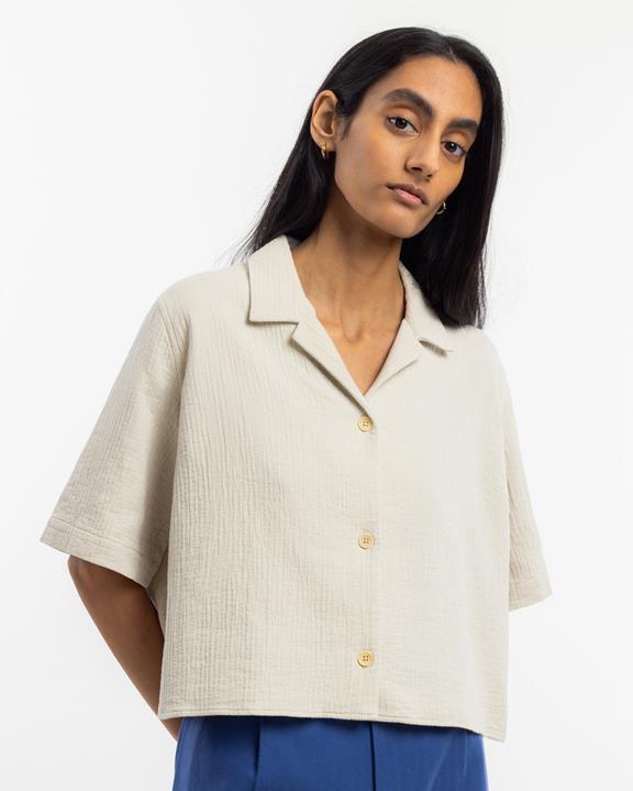 Shirt Cropped Bowling Sand from Shop Like You Give a Damn