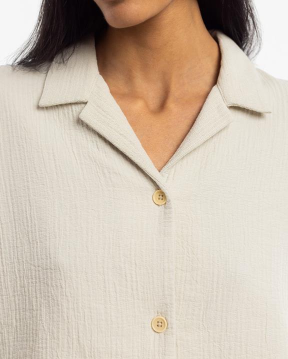 Shirt Cropped Bowling Sand from Shop Like You Give a Damn