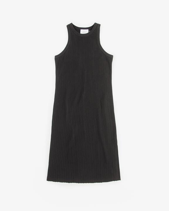 Jurk Midi Brei Zwart via Shop Like You Give a Damn