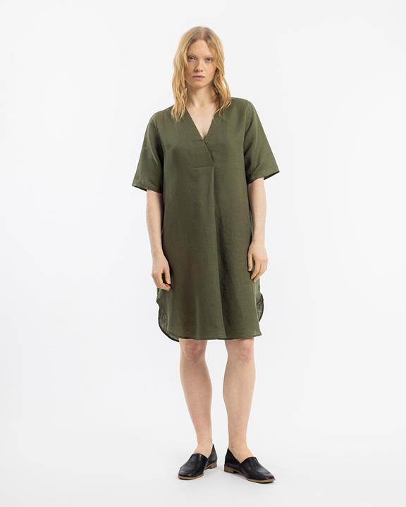 Jurk Kaftan Olijf from Shop Like You Give a Damn