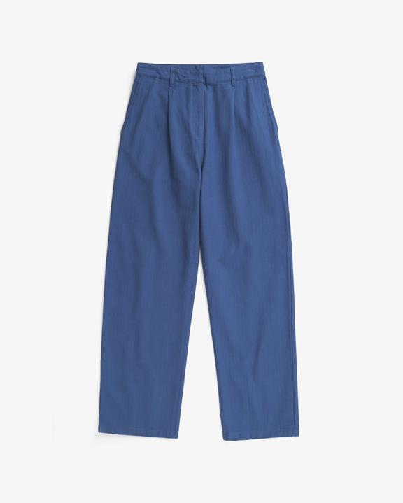 Broek Hoge Taille Blauw from Shop Like You Give a Damn