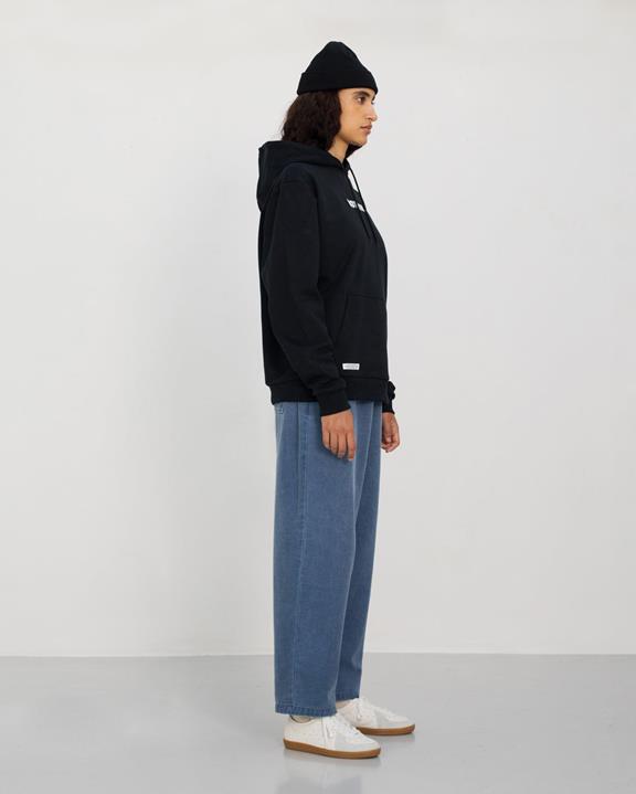 Hoodie Klassiek Logo Zwart from Shop Like You Give a Damn