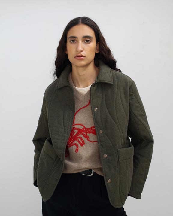 Jas Gewatteerd Groen from Shop Like You Give a Damn