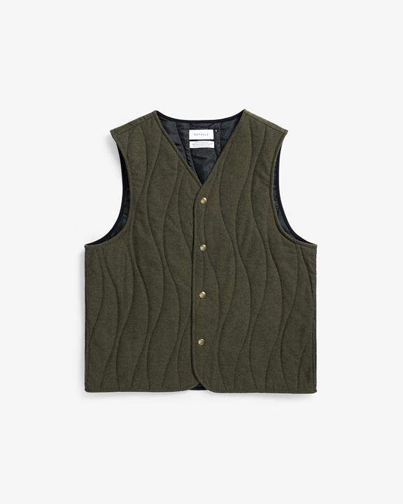 Vest Gewatteerd Groen via Shop Like You Give a Damn