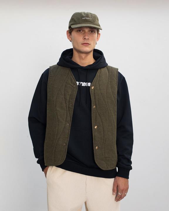 Vest Gewatteerd Groen from Shop Like You Give a Damn