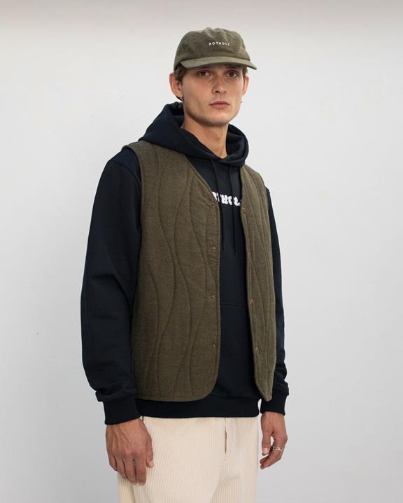Vest Gewatteerd Groen from Shop Like You Give a Damn