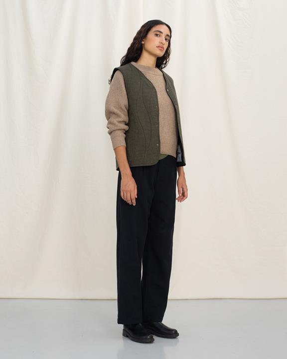 Vest Gewatteerd Groen from Shop Like You Give a Damn