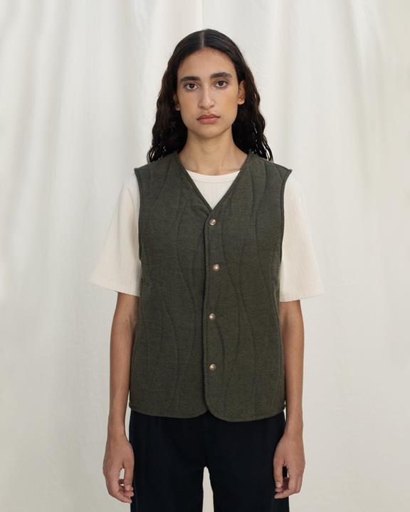 Vest Gewatteerd Groen from Shop Like You Give a Damn