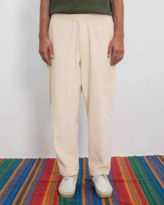 Broek Wijd Corduroy Wit from Shop Like You Give a Damn