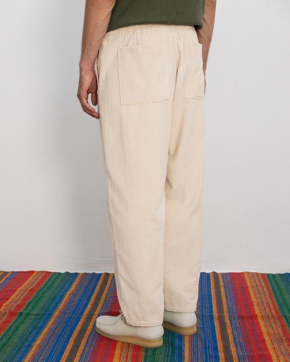 Broek Wijd Corduroy Wit from Shop Like You Give a Damn