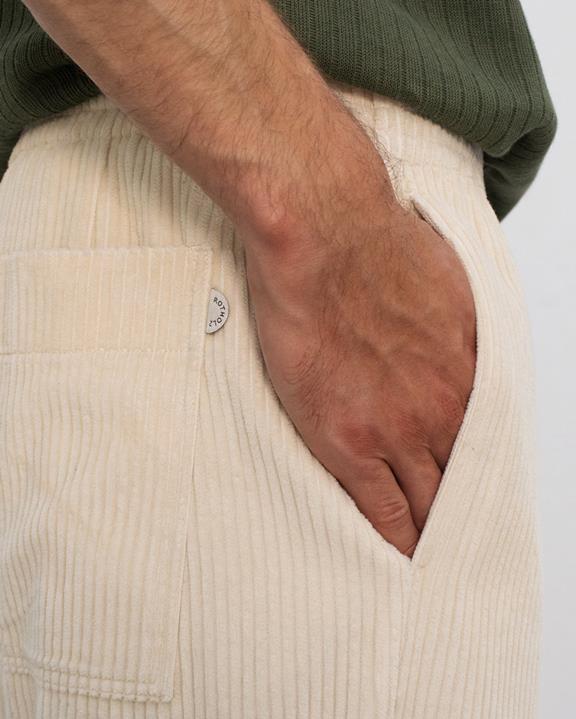 Broek Wijd Corduroy Wit from Shop Like You Give a Damn