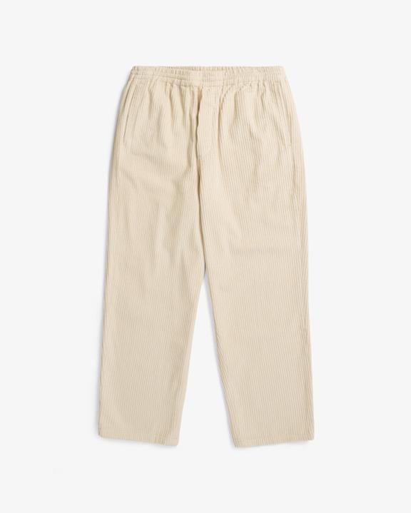 Broek Breed Koord Wit via Shop Like You Give a Damn