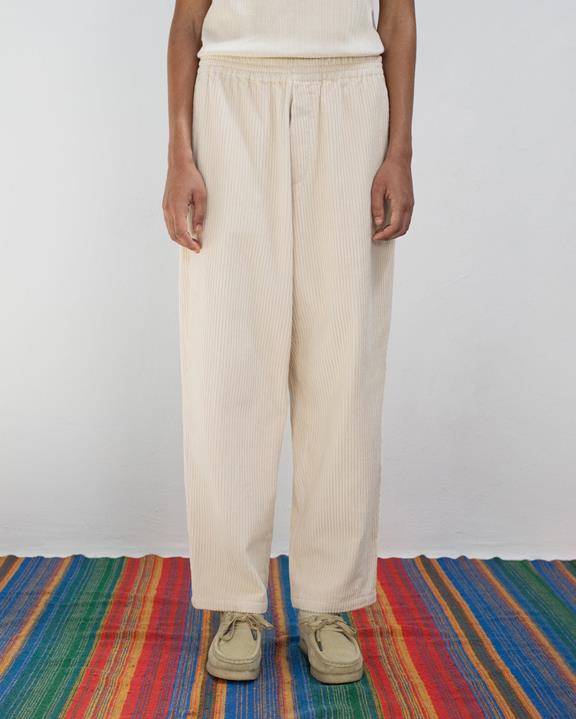 Broek Breed Koord Wit from Shop Like You Give a Damn