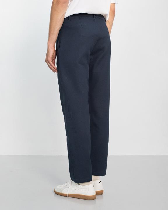 Broek Wafel Donkerblauw from Shop Like You Give a Damn