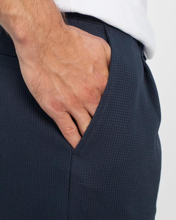 Broek Wafel Donkerblauw from Shop Like You Give a Damn