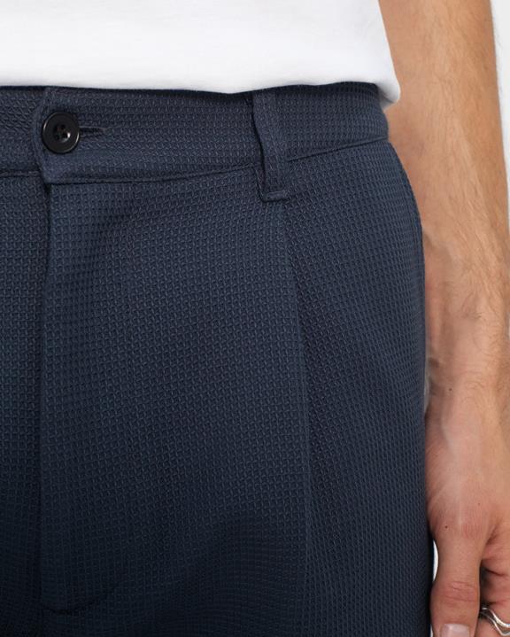 Broek Wafel Donkerblauw from Shop Like You Give a Damn