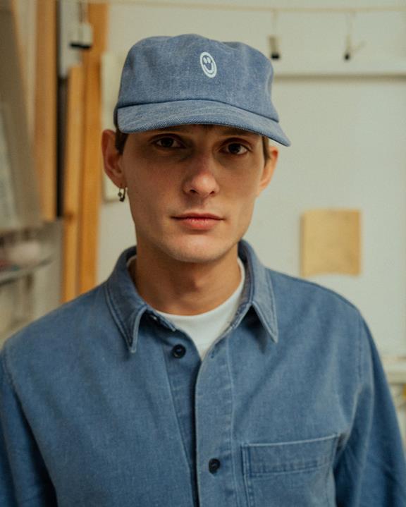 Cap Floppy Denim Blauw from Shop Like You Give a Damn