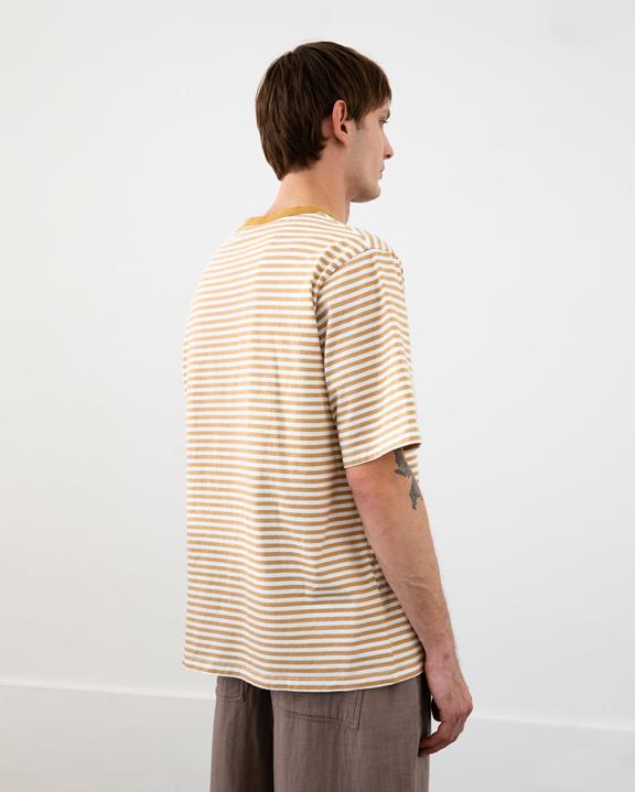 T-Shirt Gestreept Karamel from Shop Like You Give a Damn