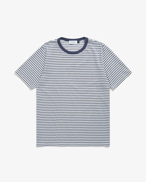 T-Shirt Gestreept Blauw via Shop Like You Give a Damn