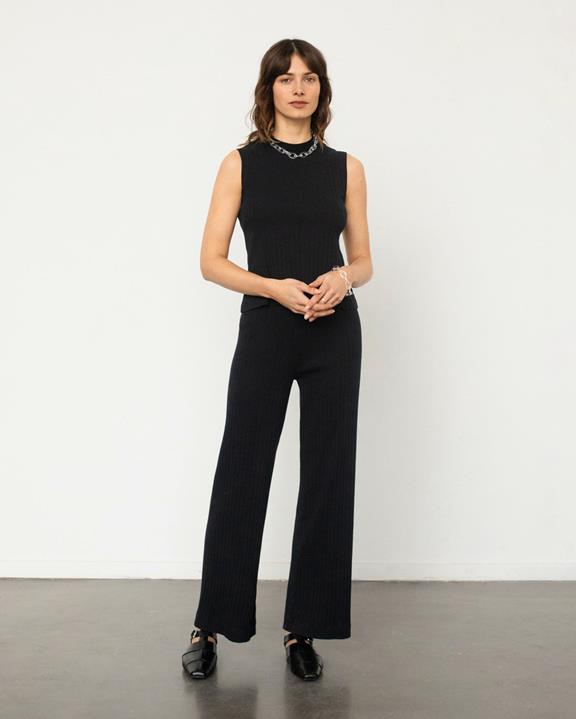 Tanktop Geribbeld Zwart from Shop Like You Give a Damn