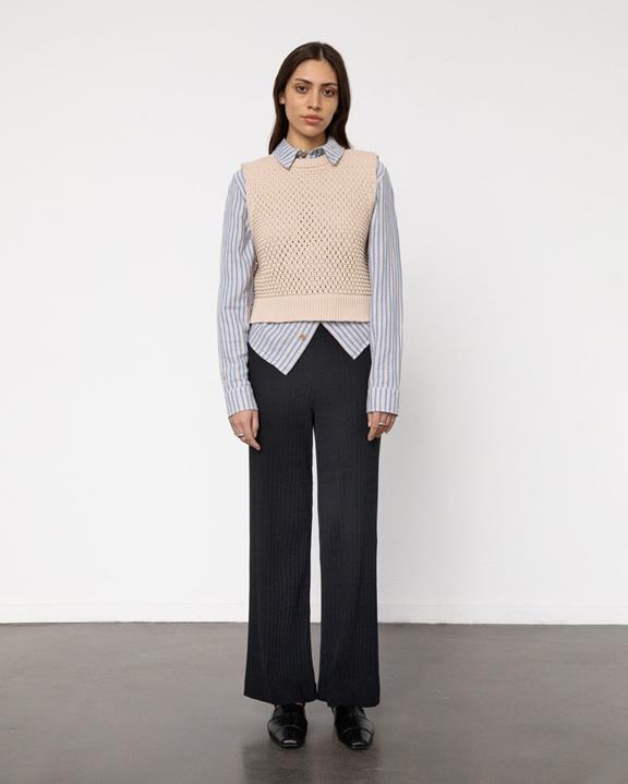 Gebreid Vest Beige from Shop Like You Give a Damn