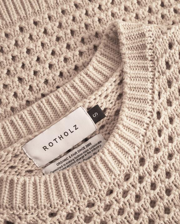 Gebreid Vest Beige from Shop Like You Give a Damn