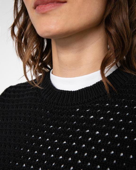 Gebreid Vest Zwart from Shop Like You Give a Damn