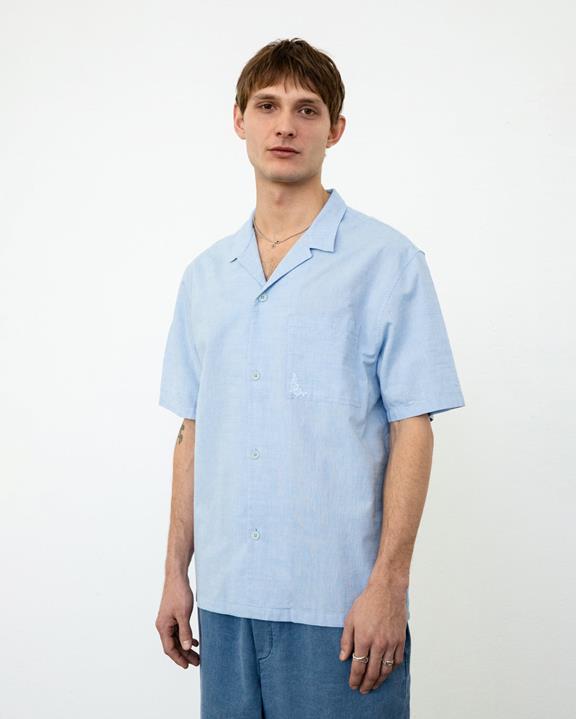 Shirt Bowling Lichtblauw from Shop Like You Give a Damn