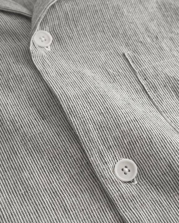 Shirt Bowling Grijs Gestreept from Shop Like You Give a Damn