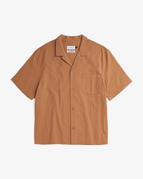 Shirt Seersucker Bowling Karamel via Shop Like You Give a Damn