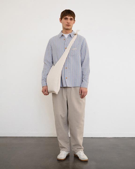 Shirt Lange Mouw Gestreept Multicolor from Shop Like You Give a Damn