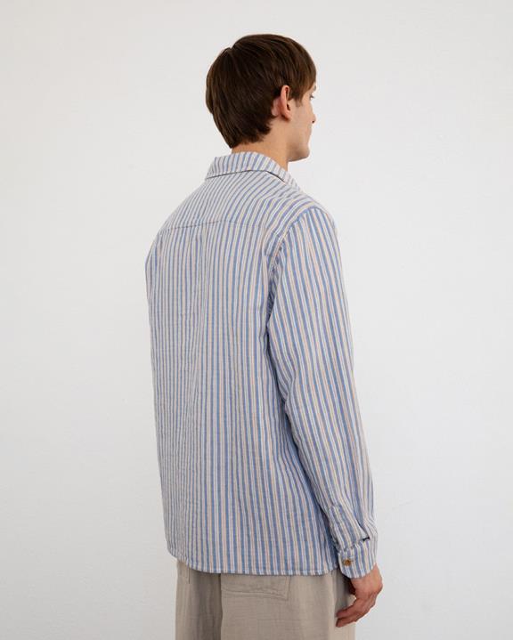 Shirt Lange Mouw Gestreept Multicolor from Shop Like You Give a Damn