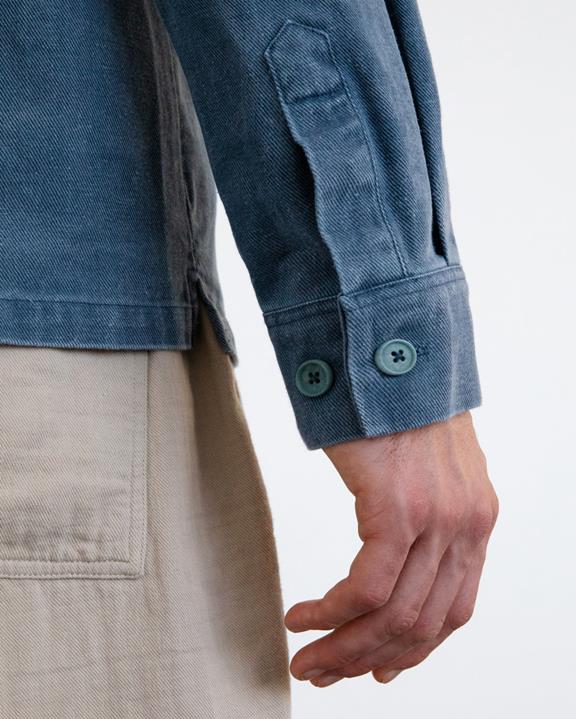 Shirt Lange Mouw Denim Blauw from Shop Like You Give a Damn