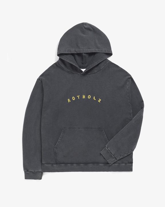 Hoodie Logo Gewassen Zwart from Shop Like You Give a Damn