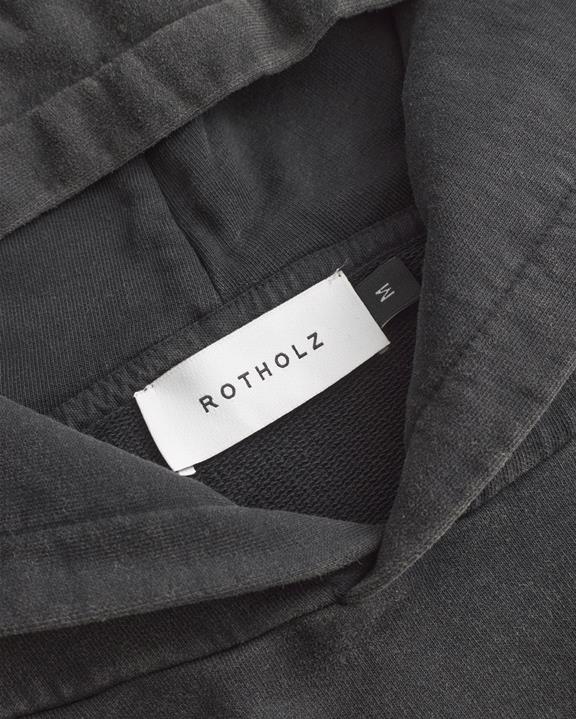 Hoodie Classic Logo Gewassen Zwart from Shop Like You Give a Damn