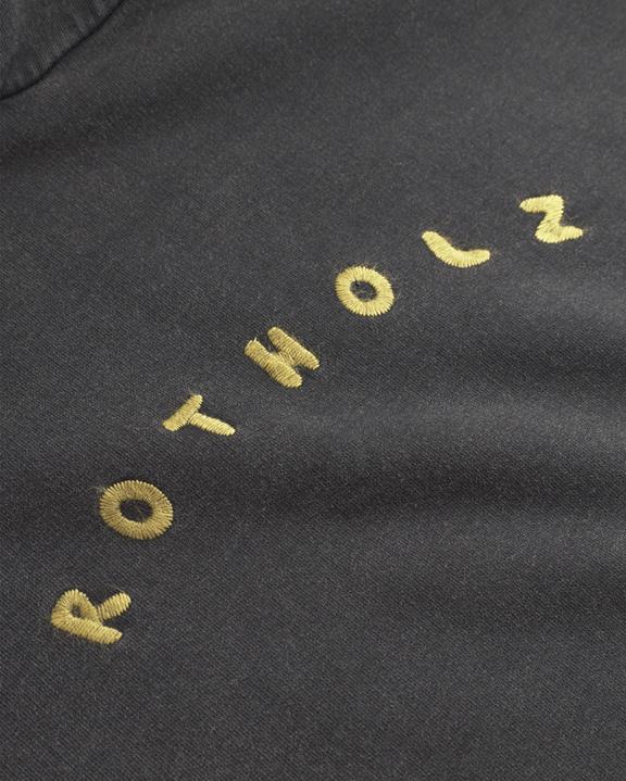 Hoodie Classic Logo Gewassen Zwart from Shop Like You Give a Damn