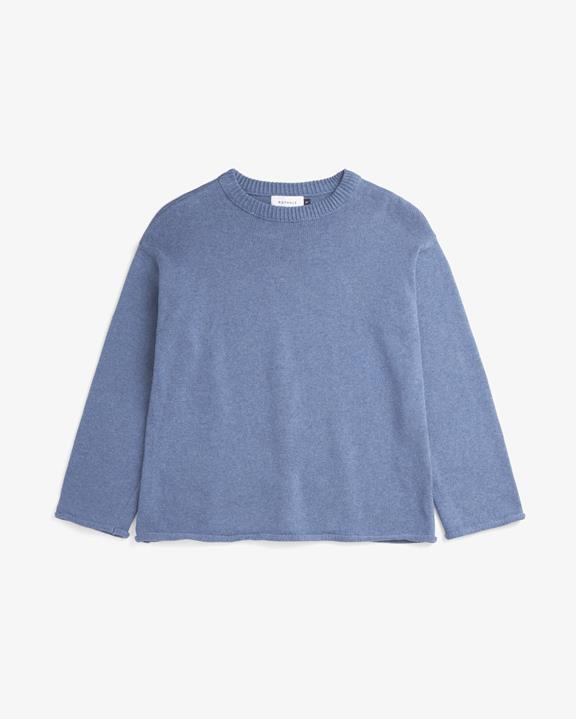Trui Gebreid Oversized Blauw from Shop Like You Give a Damn
