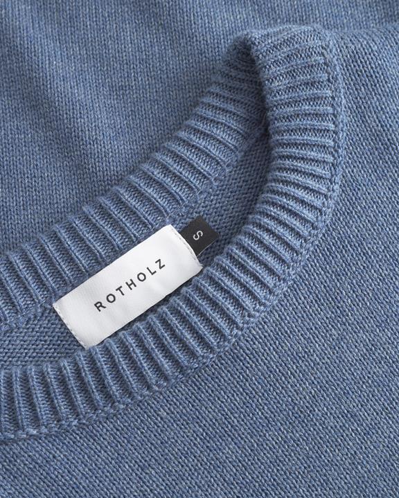 Trui Gebreid Oversized Blauw from Shop Like You Give a Damn