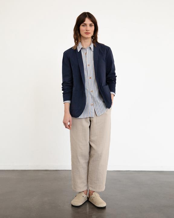 Blazer Casual Marineblauw from Shop Like You Give a Damn