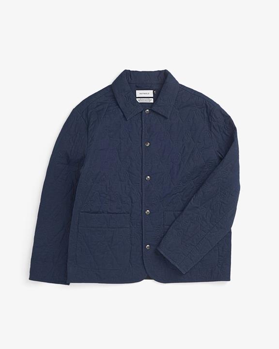 Jas Quilt Donkerblauw via Shop Like You Give a Damn