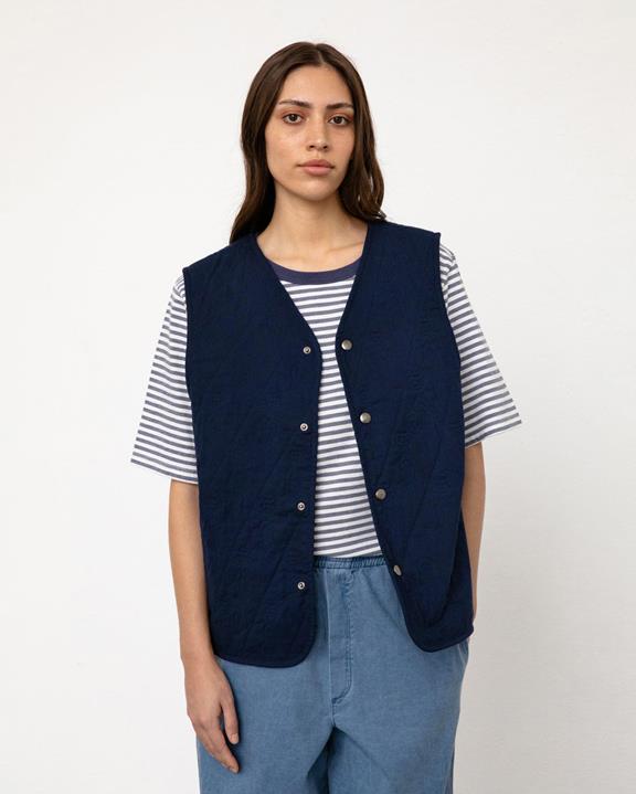 Gewatteerd Lichtgewicht Vest Marineblauw from Shop Like You Give a Damn