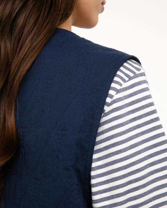 Gewatteerd Lichtgewicht Vest Marineblauw from Shop Like You Give a Damn