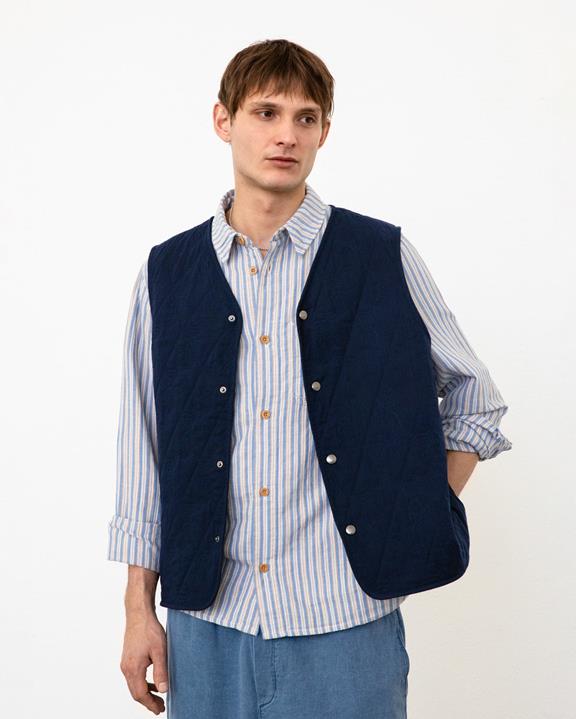 Vest Gewatteerd Lichtgewicht Donkerblauw from Shop Like You Give a Damn