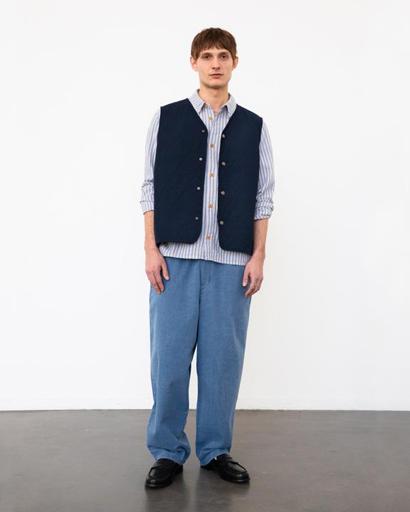 Vest Gewatteerd Lichtgewicht Donkerblauw from Shop Like You Give a Damn