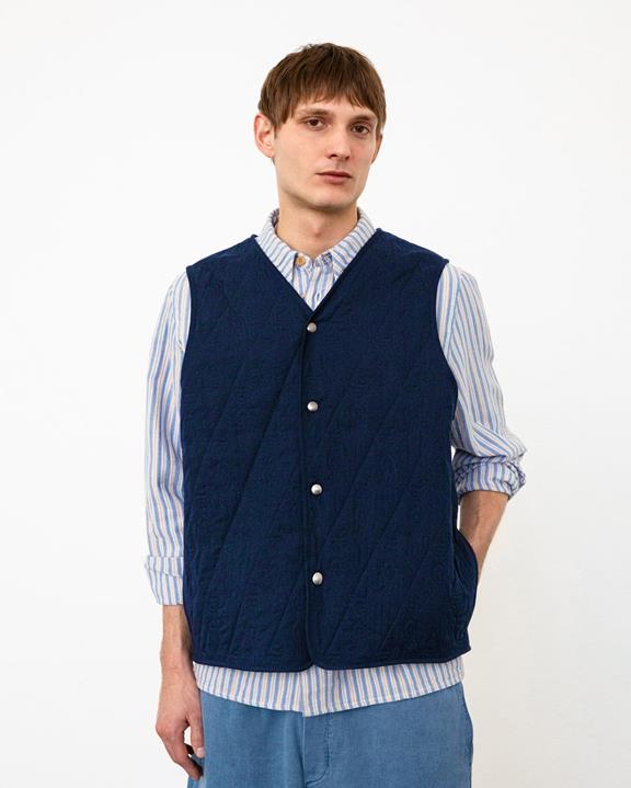 Vest Gewatteerd Lichtgewicht Donkerblauw from Shop Like You Give a Damn