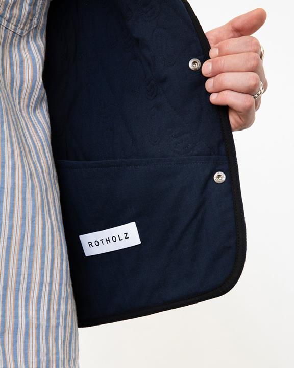 Vest Gewatteerd Lichtgewicht Donkerblauw from Shop Like You Give a Damn