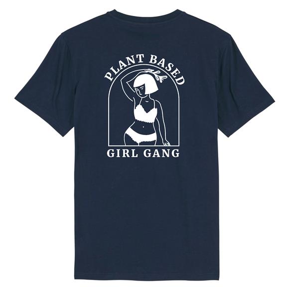 T-Shirt Plant Based Girl Gang Navy 1