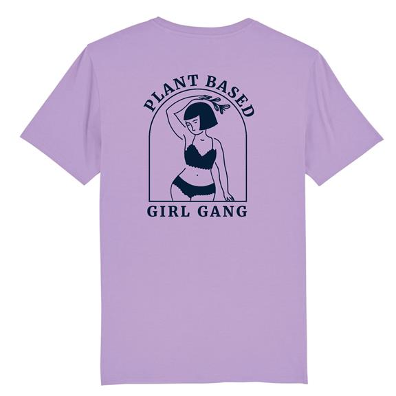 T-Shirt Plant Based Girl Gang Lavendel 1
