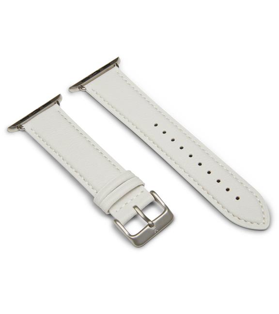 Apple Watch Strap 42/44mm Off White & Silver 2
