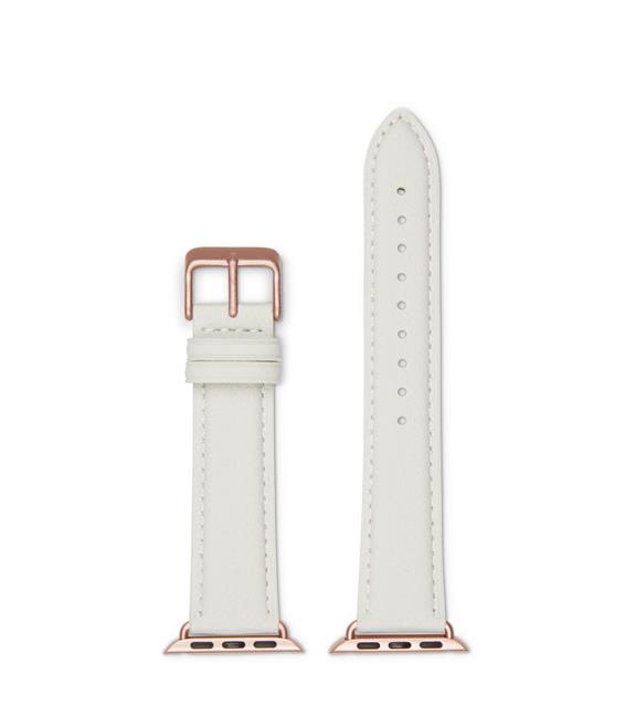 Apple Watch Strap 38/40mm Off White & Rose Gold 1